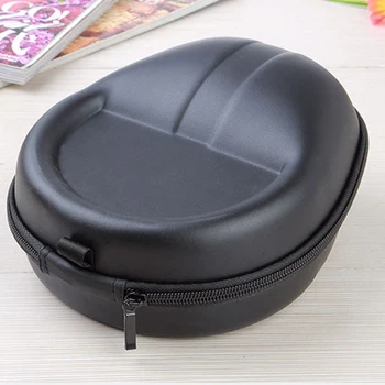

Shockproof Bag Durable Headphone Case Storage Solid Carrying PU Leather Protective Holder Box Zipper Travel For JBL E50BT