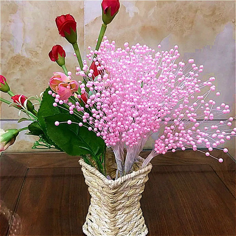 

SUEF Pearl star twigs bridal Artificial Dried Flowers bouquet wedding bouquet decoration DIY floral arrangement accessories@2