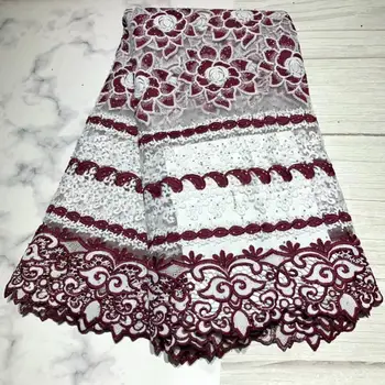 

New Arrival French Net Lace Fabric Guipure Tulle Lace High Quality 5 Yards For Wedding