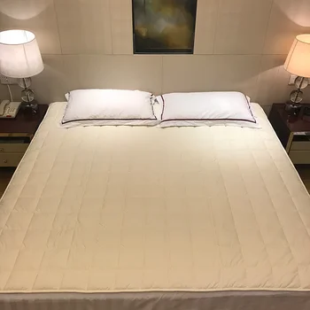 

100%Cotton bed protection pad twin single Mattress Tatami Mat Foldable Topper mattress Breathable non-slip Bed Mats