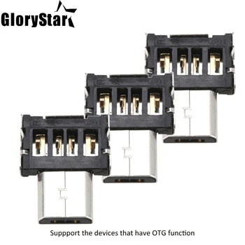 

3 Pcs/lot 5pin Ultra Mini Micro USB to USB Connector OTG Cable USB OTG Adapter for Cellphone/Tablet/USB Cable/Flash Disk