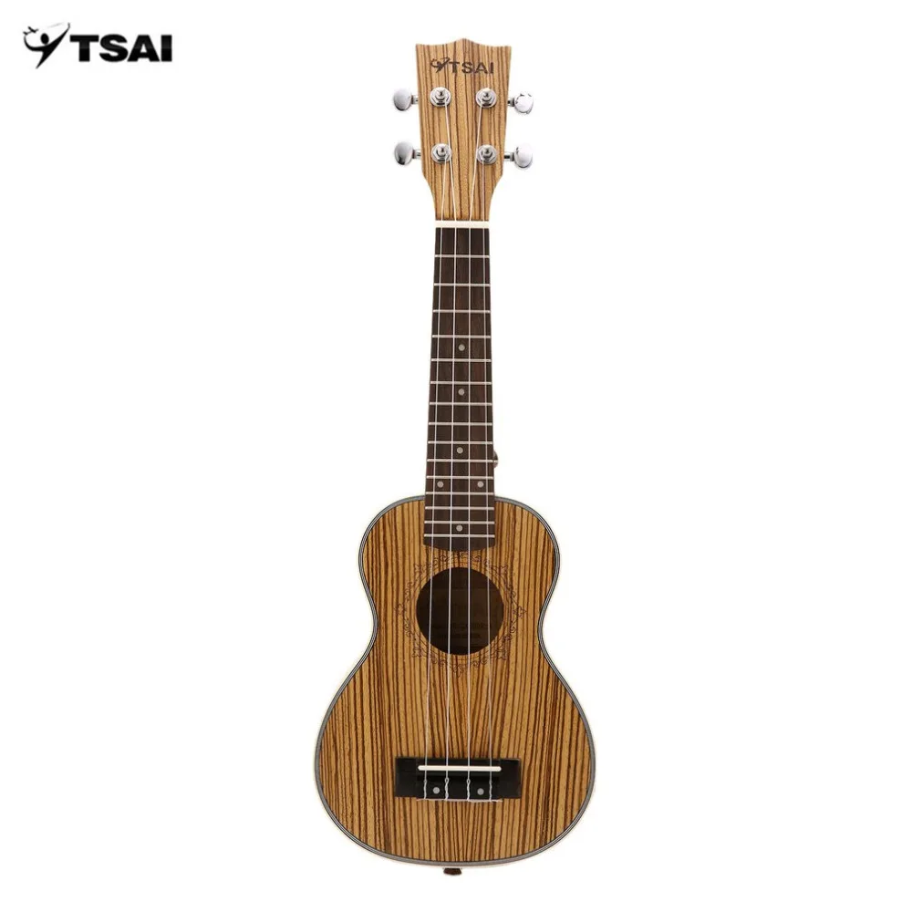 Зебра укулеле мини гитара Ukelele Uke 4 струны палисандровый гриф гитары струнные Музыкальные инструменты 21 дюймов/23 дюйма/26 дюймов