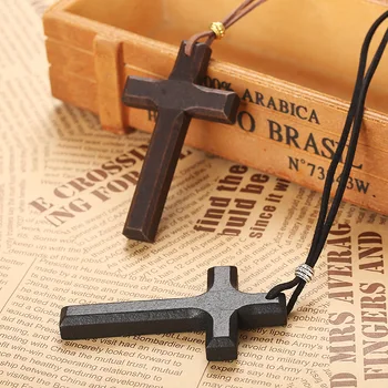 Black Cross Necklace