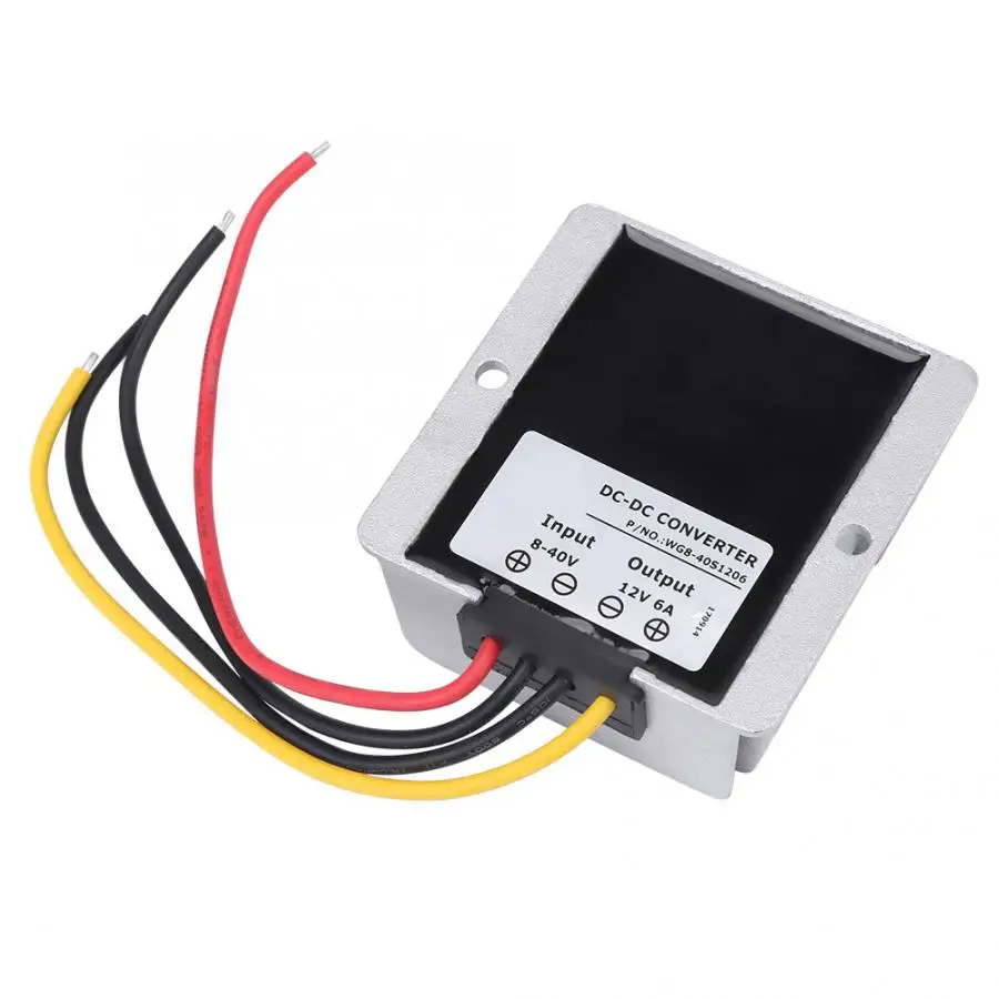 DC8V ~ 40V до 12V 6A 72W автоматический повышающий/понижающий преобразователь