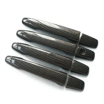 

4pcs Car Door Handle Cover Carbon Fiber Style For Mitsubishi Lancer EX 2008-2017