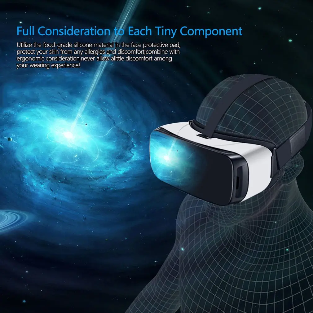 LESHP 3D VR очки гарнитура Очки виртуальной реальности Box Воспроизведение фильмов