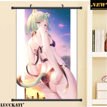 

Arknights Kal'tsit Hoshiguma animal ears tail breasts horns bikini cameltoe sexy loli anime wall scroll poster canvas painting