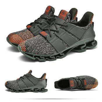 

RUIFF RUIFF Breathable Running Shoes Men Sneakers Outdoor Sport Shoes Professional Training Shoes Plus Size Sole Blade Sneakers