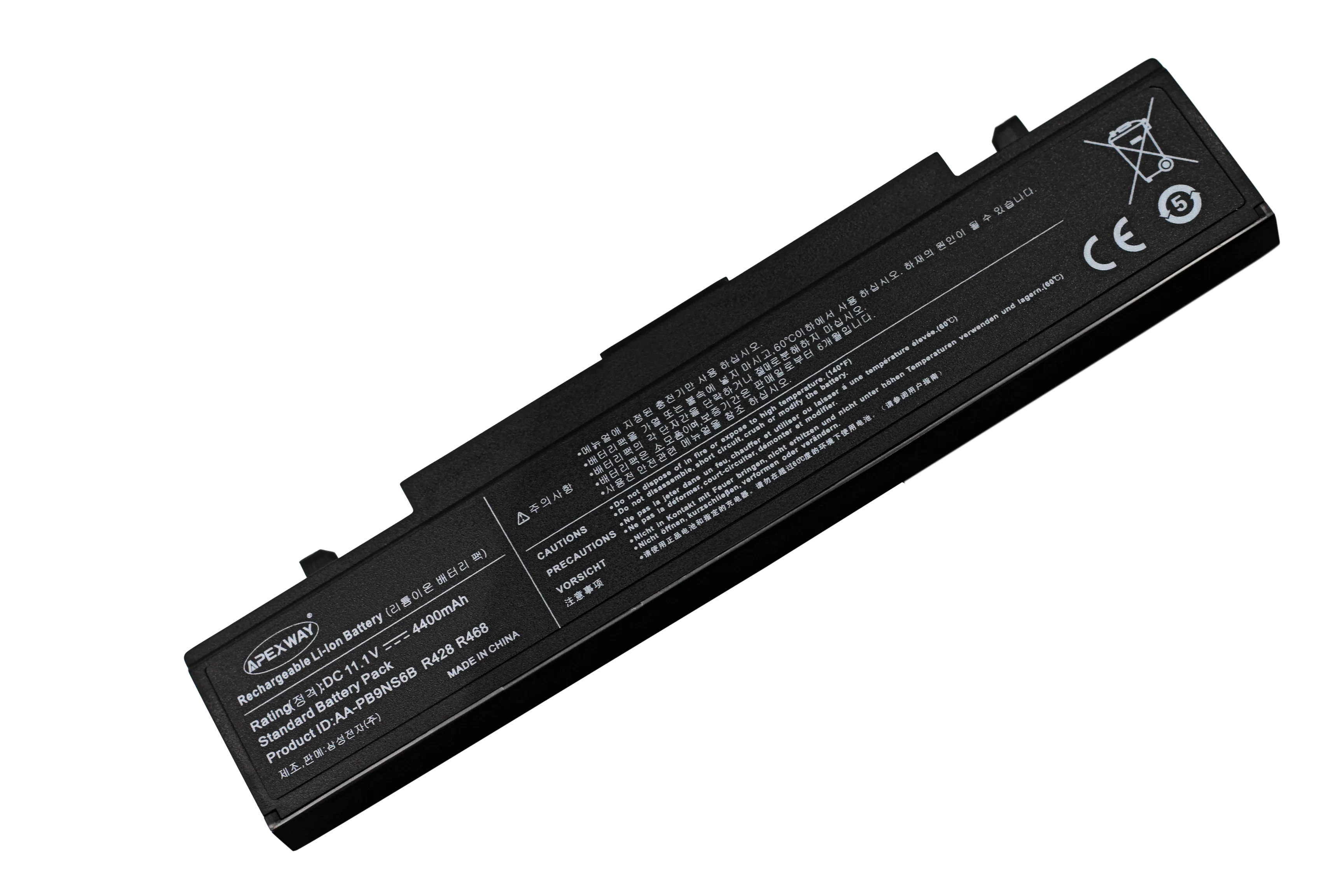 Bateria para Computador Portátil com Células de 11.1v Compatível com Samsung Wireless R428 R525 R430 Q320 R468 Gêmea Baterias p/ laptop - Imagem 2