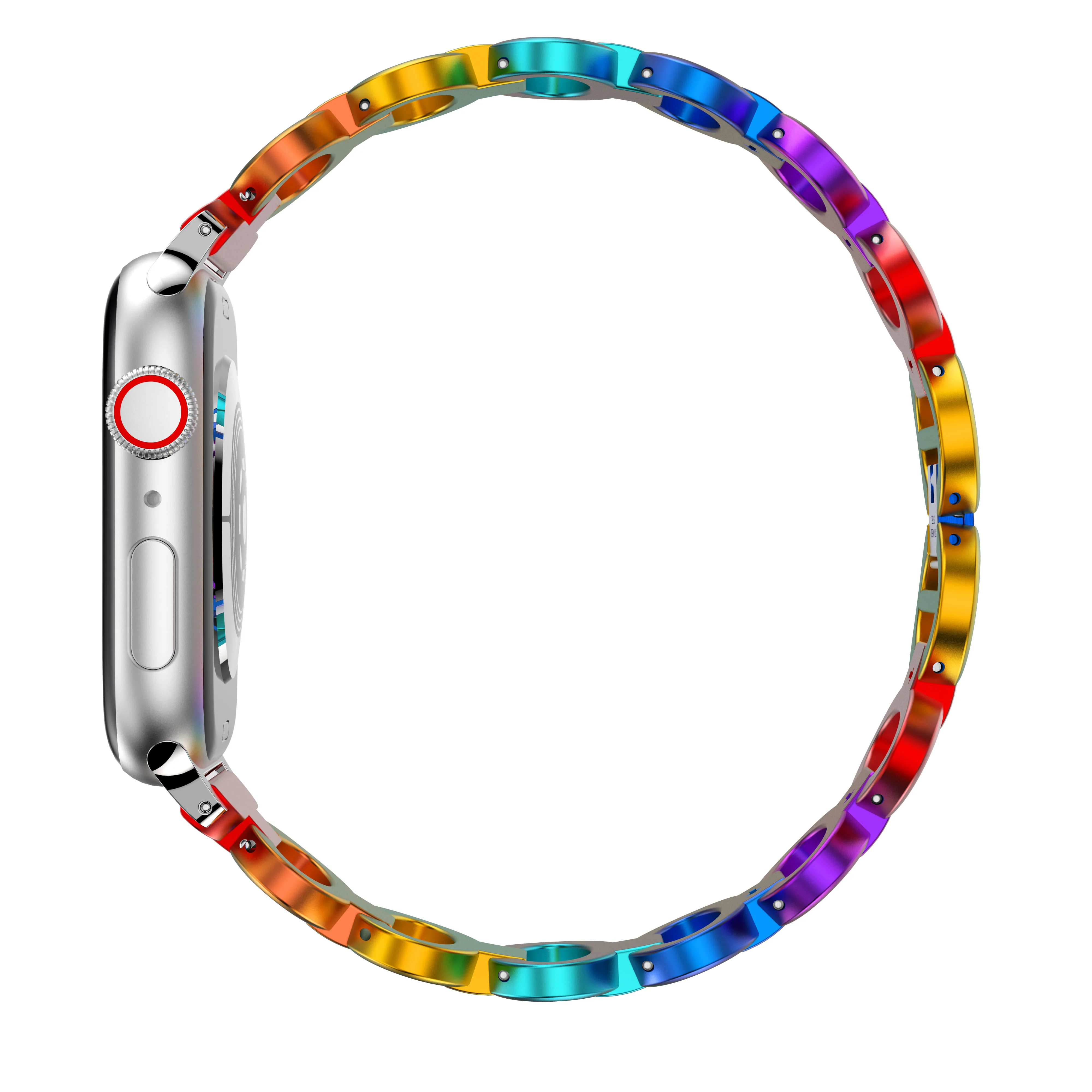 Ремешок для часов Apple watch 5 4 3 2 1 38 мм 40 42 44 браслет женщин из нержавеющей стали