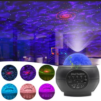 

Hot Selling Bluetooth Star Light Projector LED Controlling Music Stars Stage Laser Projection Lamp