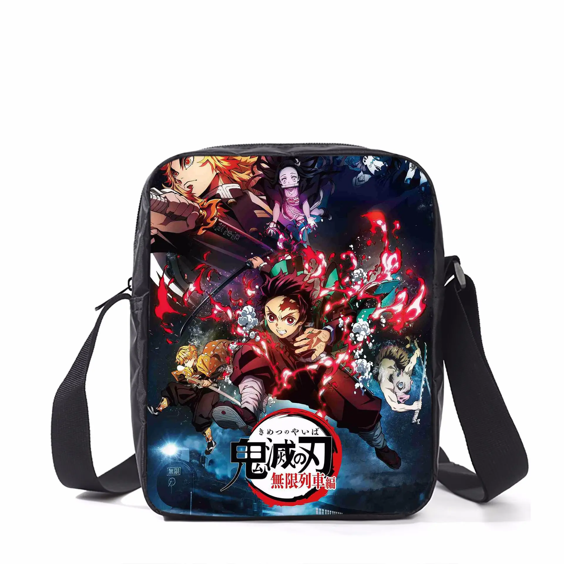 cat woman costume Demon Slayer Anime Backpack Kimetsu No Yaiba Bags Kamado Tanjirou Student School Bags for Girls Boys Three-Piece Notebook Bag naruto outfits