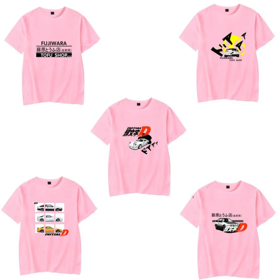 

Japan Anime Initial D T Shirt Women Men Harajuku Summer Fashion Short Sleeve Funny Tshirt AE86 Car Drift Graphic Tees Streetwear