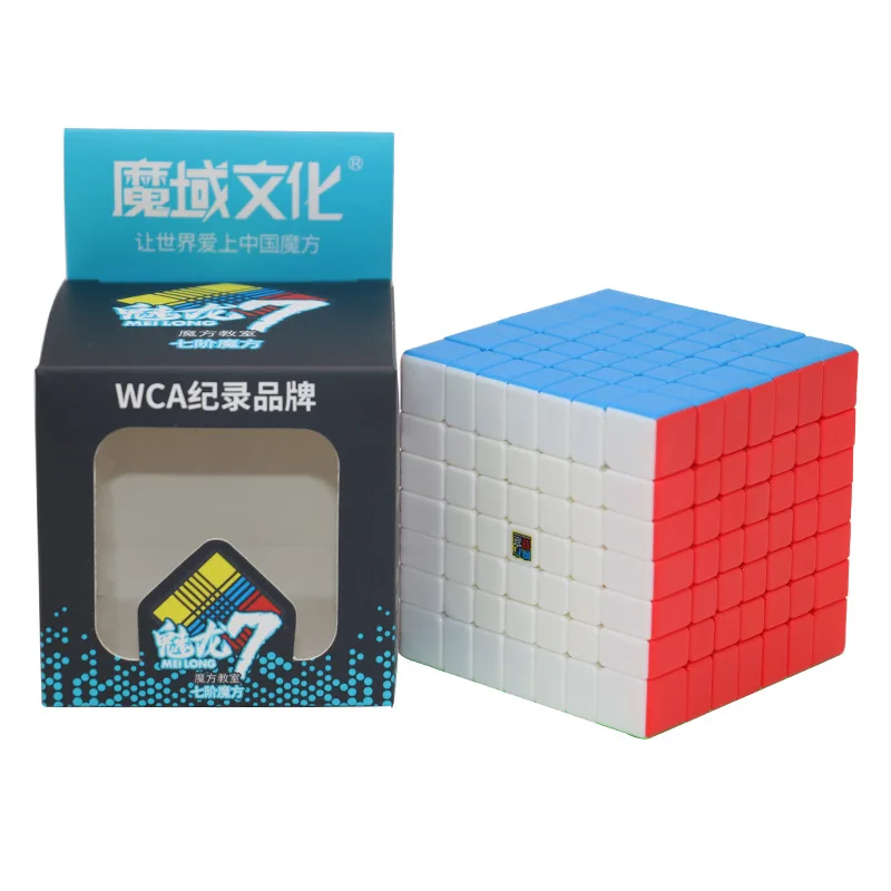 Волшебный куб HelloCube MofangJiaoshi MoYu MF7 кубик Meilong 7x7x7 магический 7x7 скоростная
