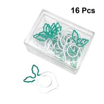 

16pcs Paper Clips Adorable Cartoon Creative Durable Paper Holder Paper Clips File Clamps for Office Home School