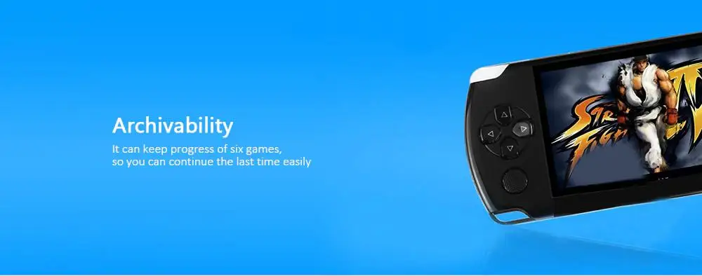 X6 8GB 128-bit 10000+ Games 4.3 inch PSP High Definition Retro Handheld Video Game Console Game Player