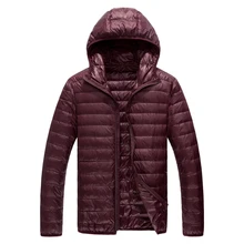 Aliexpress - Plus Size Ultralight Duck Down Coats for 2020 Fashion Trends Mens Light Puffer Jackets Winter Teens Hooded Bubble Warm Clothing