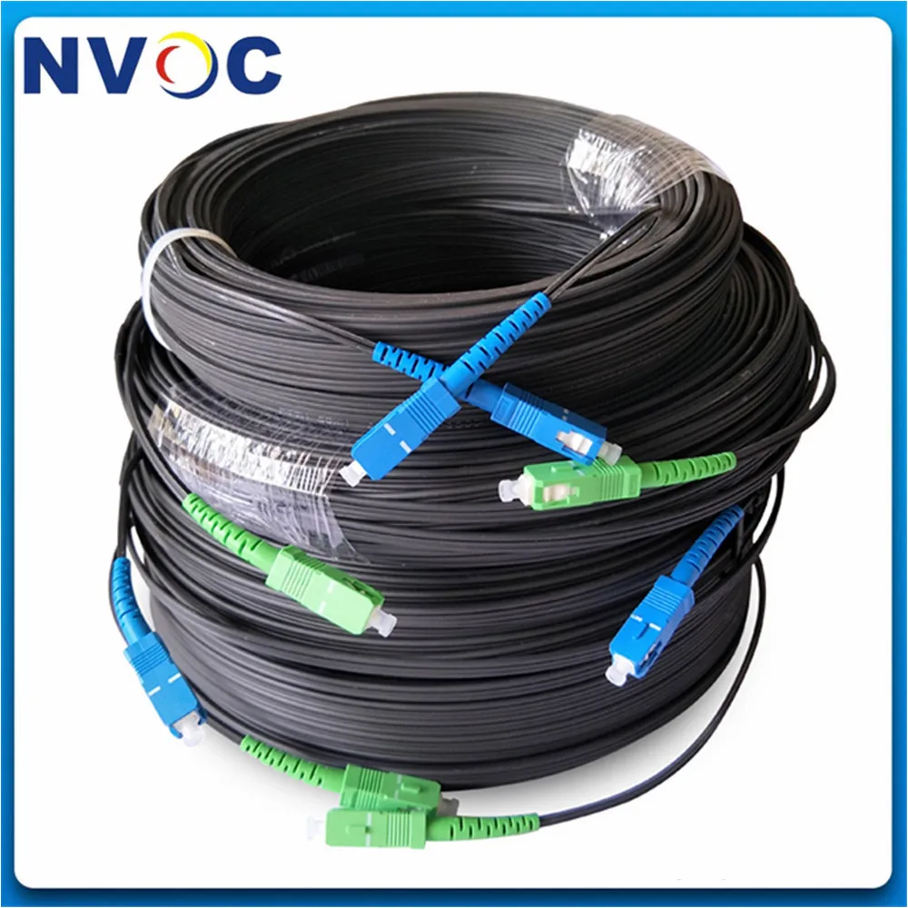 Внутренний волоконный патч корд FTTH GJXH 2 шт./лот 20 м SM Simplex G657A1 LSZH SC/UPC 50 см между