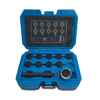 

Wheel Nut Lock Key Screws Socket Set Anti-theft Removal Tool for Car Wheel