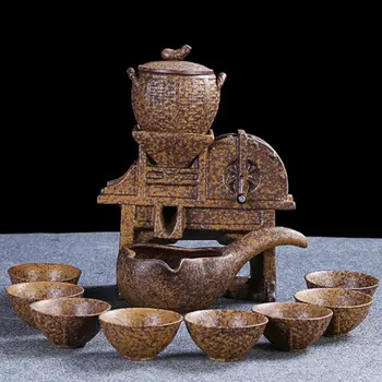 

Stoneware Automatic Tea Set Home Creative Lazy Teapot Kung Fu tea set