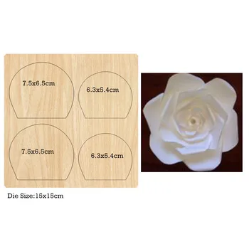 

Flower craft dies Cutting Dies Cuts Steel-rule Wooden Cutter wood Knife mold scrapbooking 221#
