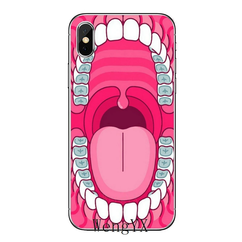 Милый зубной стоматологический зуб для iPhone XR X XS Max 8 7 6s 6 plus SE 5s 5c 5 iPod Touch аксессуары чехол для телефона