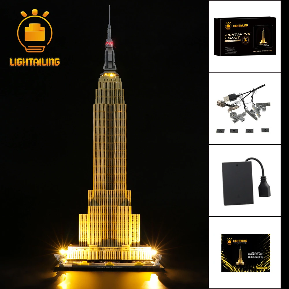 LED Licht Set Für 21046 LEGO Architecture Empire State Building Kit