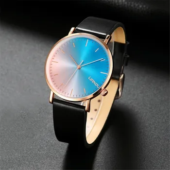 

Mens Watch Leather Band Belt Analog Alloy Quartz Watch Rose Gold Business Mens Wristwatch Clock Relogio Masculino 2020