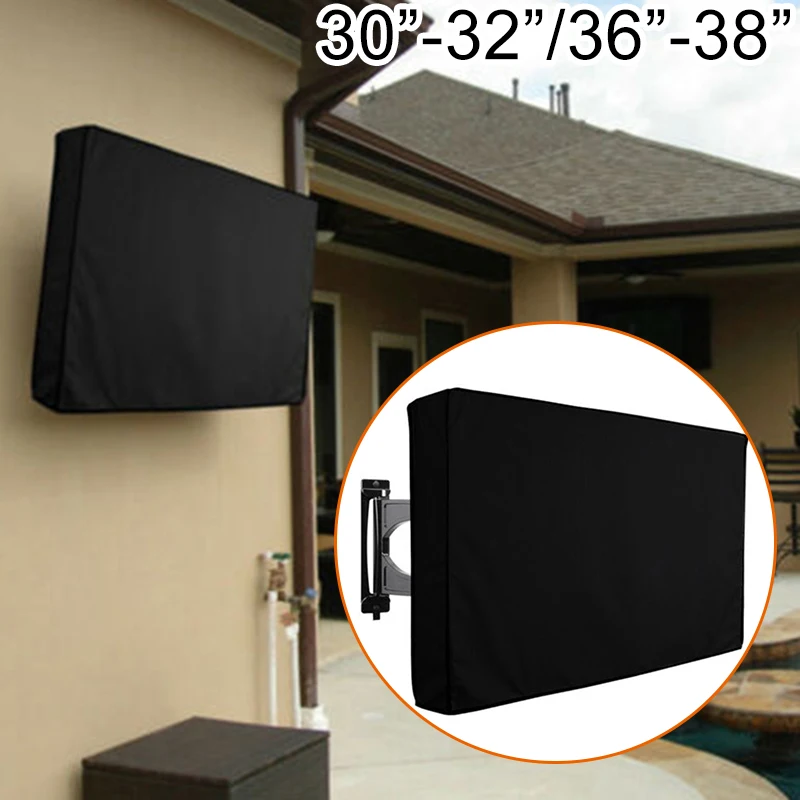 Открытый погодостойкий телевидения протектор ТВ Крышка для 30-32/36-38 дюймов на открытом воздухе ТВ крышка