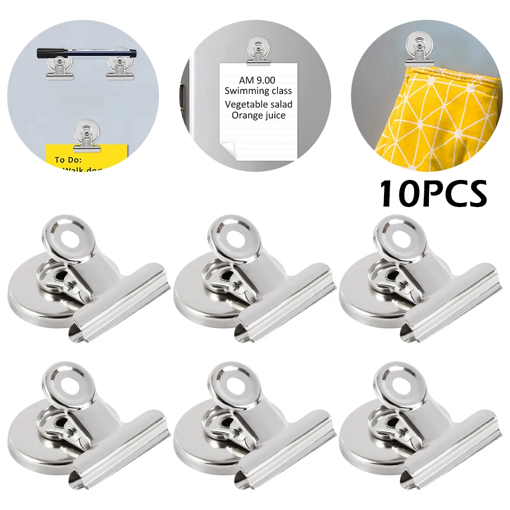 Магнитный зажим для холодильника 10 шт. наклейки переносной держатель сообщений