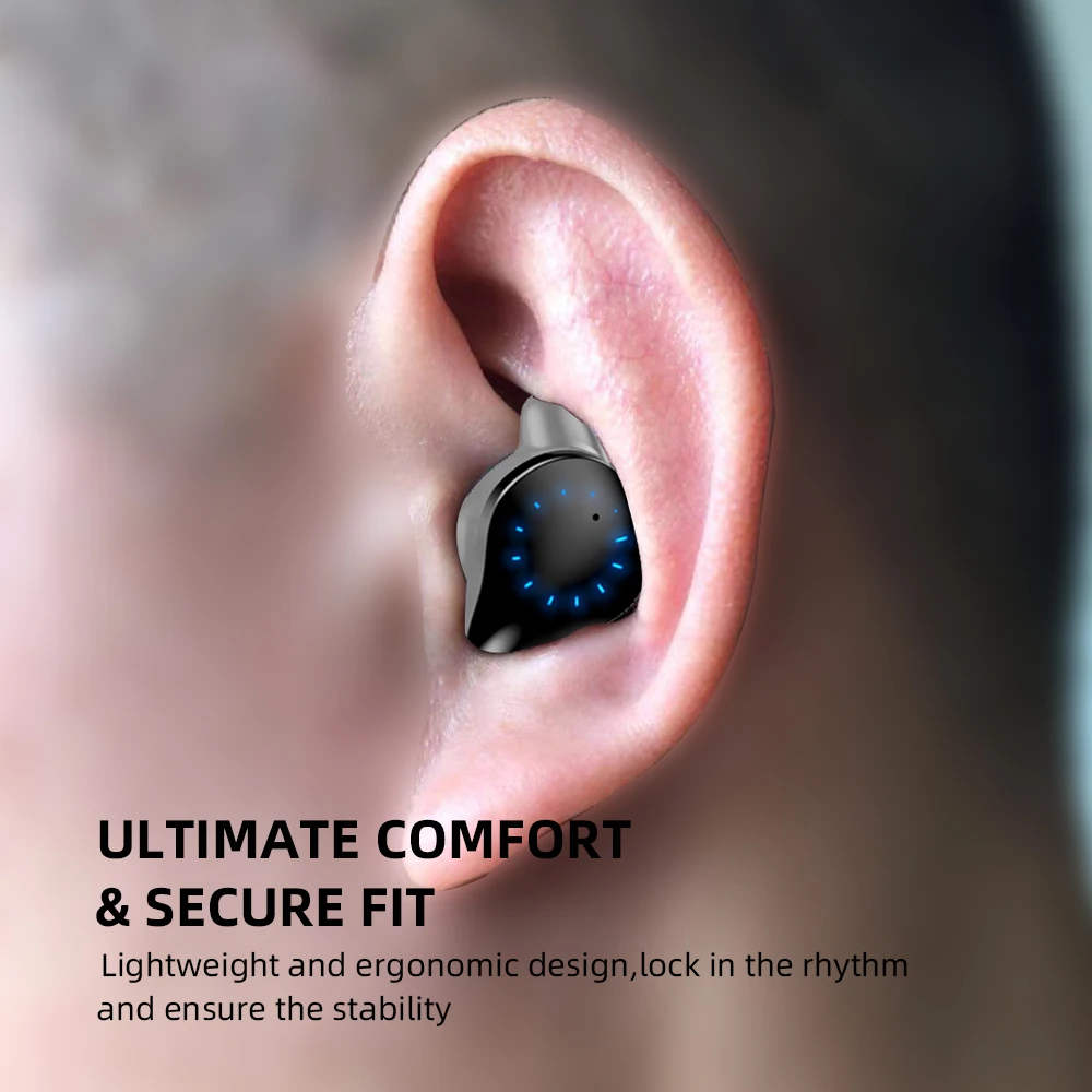  CALETOP TWS 5.0 Wireless Earphone 8000mAh Power Charging Case with LED Display Headphone IPX7 Water