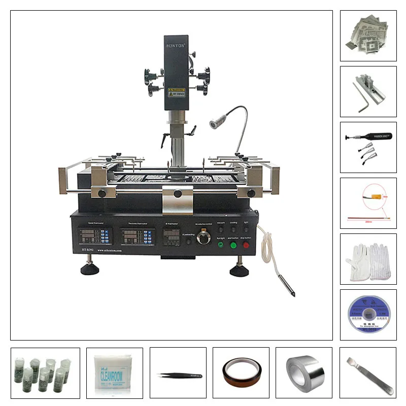 HONTON HT R392 BGA сварочный аппарат паяльная станция с 810 шт. непосредственно