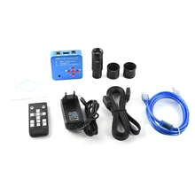 Full HD 38MP HDMI USB промышленный цифровой видео микроскоп камера и уменьшенный электронный окуляр для промышленного микроскопа, EU Pl