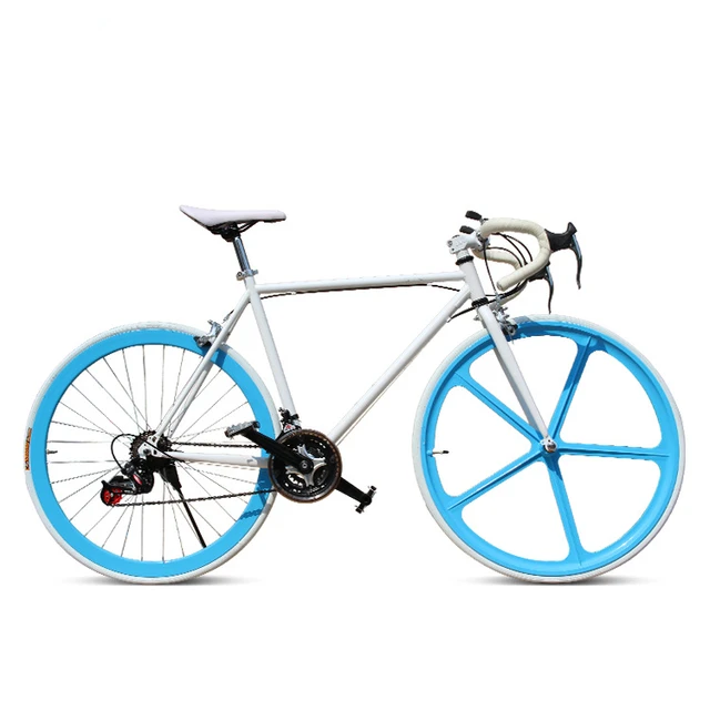 Road Racing Bike Magnesium Alloy Rims Bicycle 24 Speeds Adult Student Front  Rear V brake High Carbon Steel Frame 700C Butyl Tube|Bicycle| - AliExpress