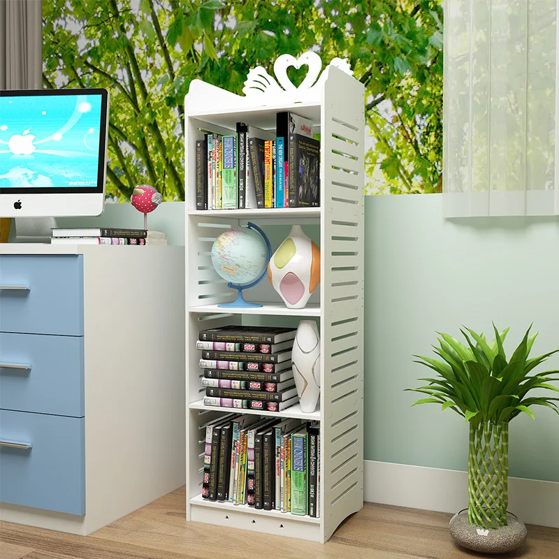 

Simplicity Floor Multilayer Bookshelf Bookcase Minimalist Modern Economical Living Room Storage Shelf Bedroom Storage Rack
