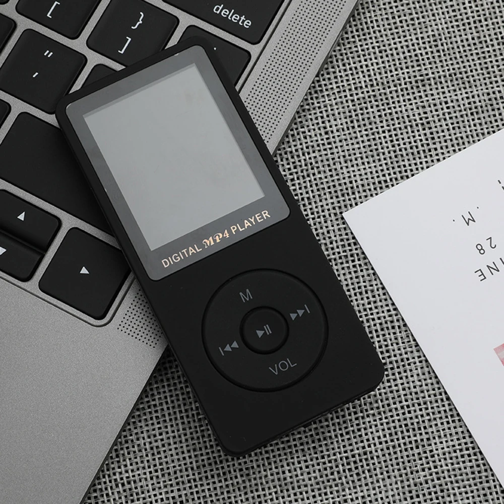 Fashion Portable MP3/MP4 Player LCD Screen FM Radio Video Games Movie Music Ultra-thin TF Card Not Included 5
