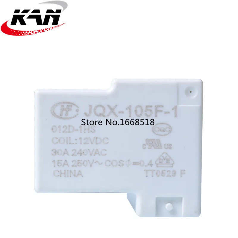 10 шт./лот реле JQX-105F HF105F-1-005D-1HS HF105F-1-009D-1HS HF105F-1-012D-1HS HF105F-1-015D-1HS 4PIN 30A 240VAC