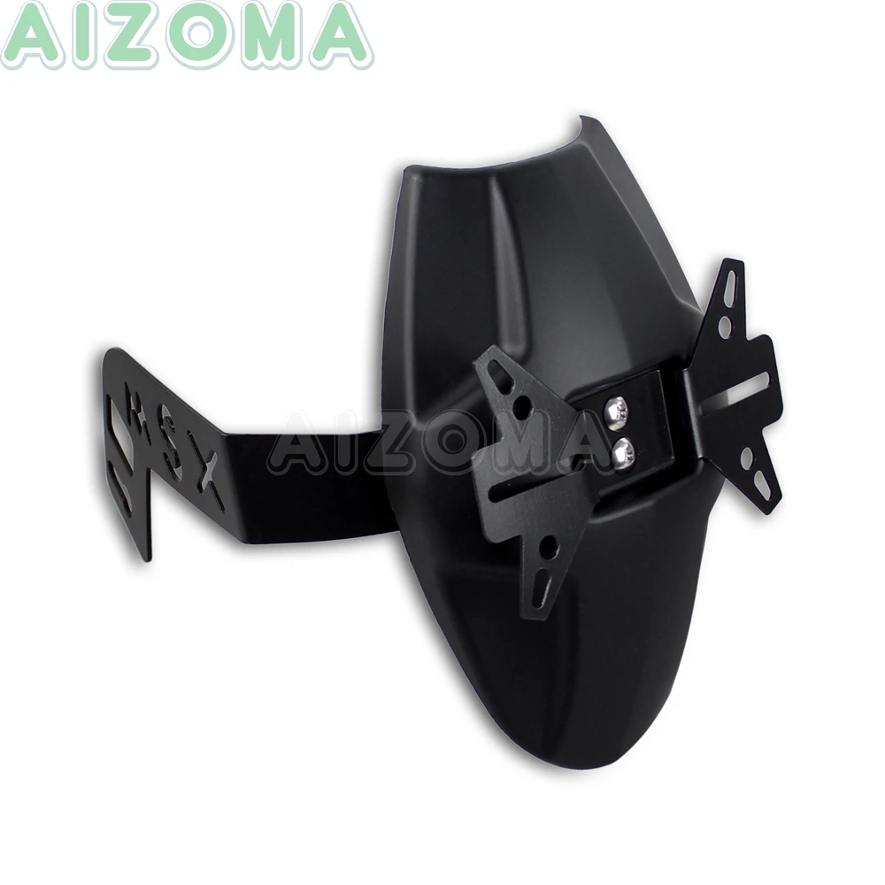 

Motorcycle Rear Wheel Fender Mudguard Splash Guard w/ License Plate Holder Bracket For Honda MSX125 M3