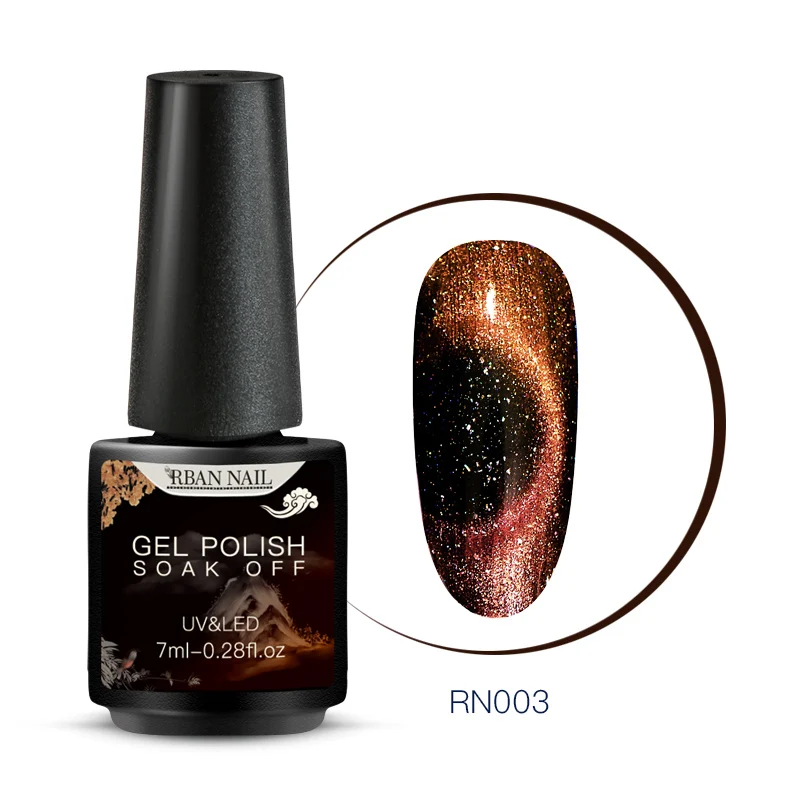 RBAN NAIL 5D кошачьи глаза УФ-гель для ногтей Хамелеон для использования с магнитом Гель-лак для ногтей лак замачиваемый УФ светодиодный Гель-лак для ногтей - Цвет: S05589