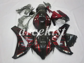 

New ABS Injection Mold Motorcycle Fairings Kit Fit For Honda CBR1000RR 08 09 10 11 2008 - 2011 body set Flame Red