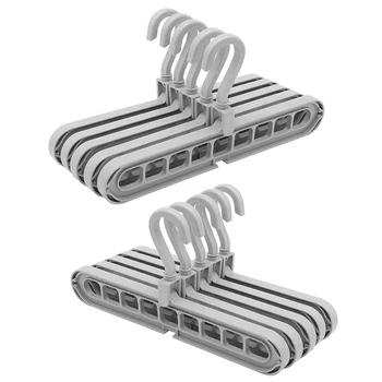 

Rotate Anti Skid Hanger,Space Saving Hangers,Foldable Closet Storage Coat Hangers,Pack of 10 Standard Hangers