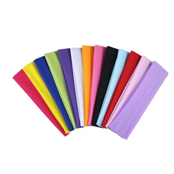 Dr Qiiwi Women Headband Sport Yoga Hair Bands Solid Color Elastic Sports Headbands Unisex Sport