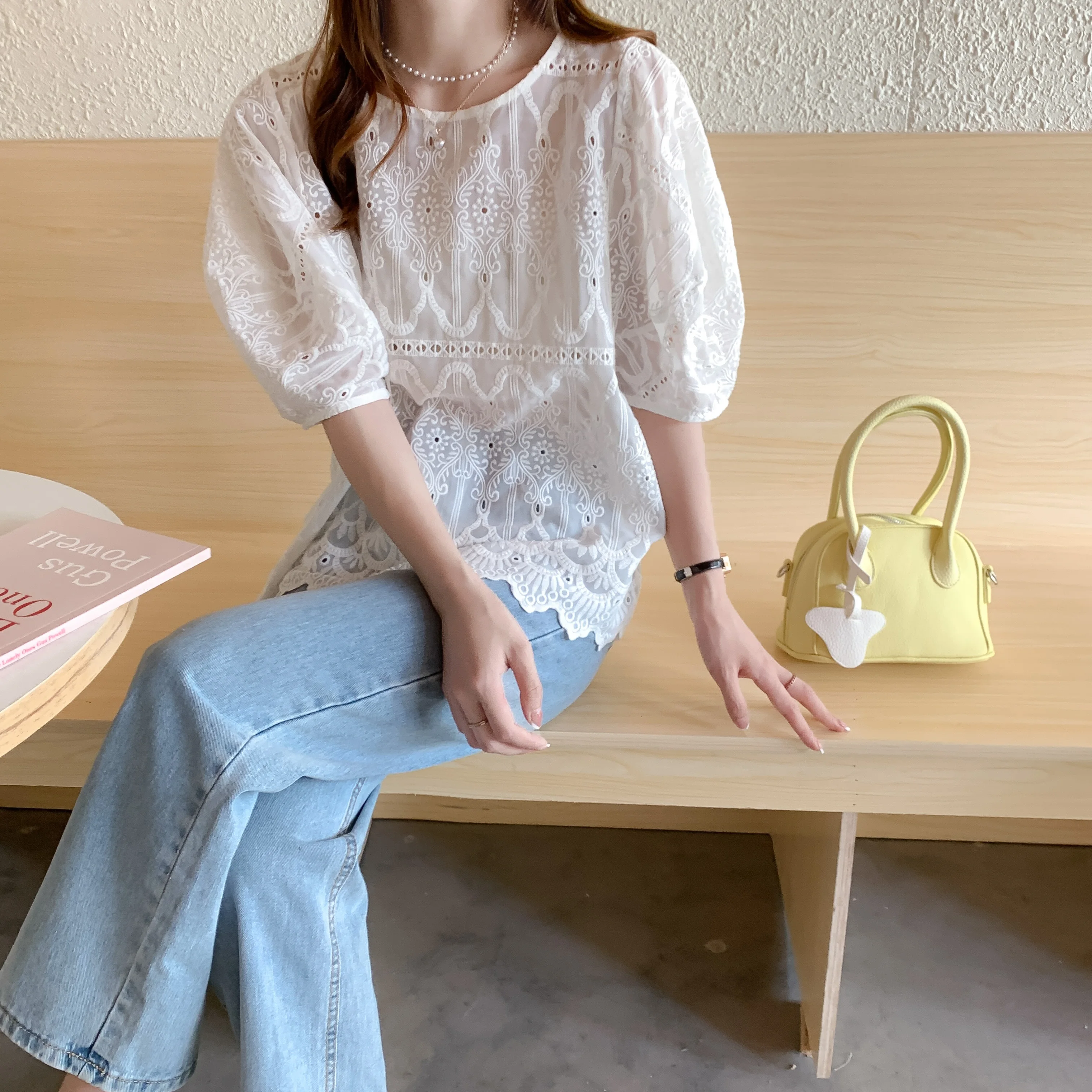 Summer New Puff Sleeve Shirt Chic 