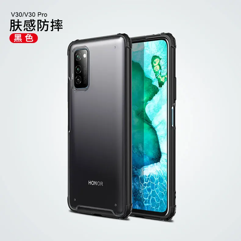 Полупрозрачный чехол Tigenkey для huawei Honor v30 V30Pro, разноцветный светильник, мягкий силиконовый чехол для Honor v30 V30Pro, чехол