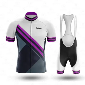 

Ralvpha Ropa Ciclismo Cycling Jersey Bib Shorts Set Quick Dry 19D Gel Pad Mountain Cycling Clothing Suits Outdoor Mtb Bike Wear