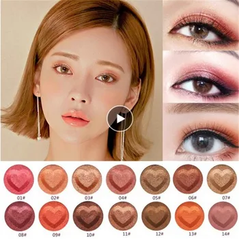 

HOJO Marshmallow Projectile Wet Eye Shadow Matte Twinkle Pearlescent Crystal Makeup Eyeshadow Palette Pigmented Shimmer TSLM1