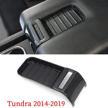 

ABS Fiber Interior Armrest Box Decoration Cover Trim for Toyota- 2014-2019