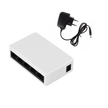 

Mini Network Switch 5 Port 10/100Mbps Fast Ethernet Network Desktop Switch LAN Hub/Full or Half duplex Exchange,EU/US/UK Plug