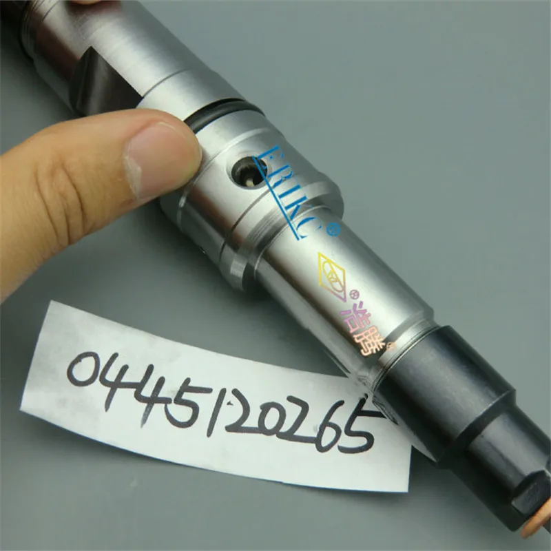 ERIKC 0 445 120 265 Авто топливный инжектор в сборе 0445120265 коллектора системы впрыска топлива впрыска дизельного топлива 0445 120 265 для WEICHAI 612630090028