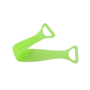 

Bathroom Multifunction Bath Belt Home Exfoliating Back Scrubber Silicone Brush Double Sided Travel Sauna Room Soft Salon Massage